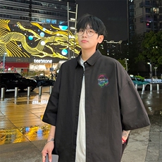 量大优供视频冰丝短袖衬衫男DS243-特P25，男装T恤，电商B367