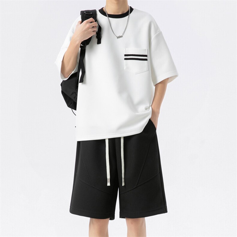 新款休闲夏季套装,男装休闲套装,星座1106-2（原1111B）