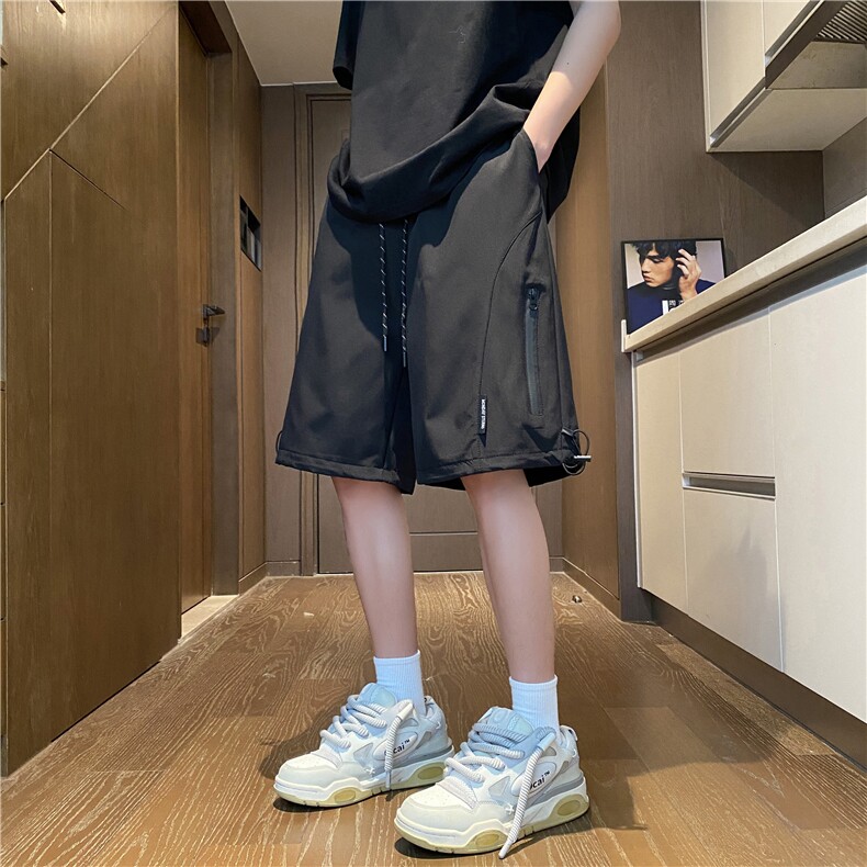 抖音品质机能防水拉链设计宽松冲锋裤短裤B315-K24071-特p30控58图片