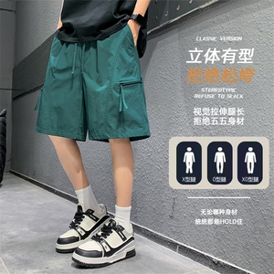 现货 夏季工装短裤男ins潮牌休闲百搭潮流痞帅五分裤D02520-P38图片