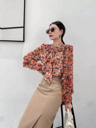 碎花上衣气质包裙，女装，M&G