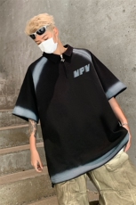 polo衫短袖t恤男夏季宽松休闲半拉链体恤衫XZ514-2-202490-P63，男装T恤，星座514-2(原B239)