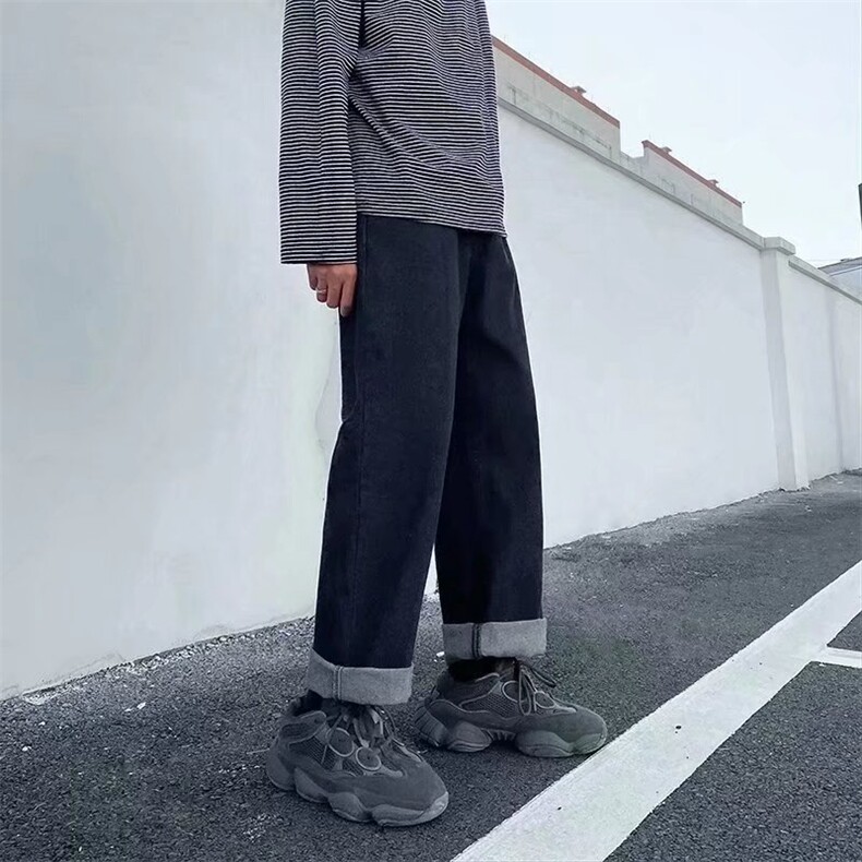 牛仔裤男ins潮牌宽松日系大码直筒裤WH37P38,男装牛仔裤,星座1116-2