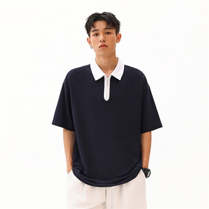 40支 双纱珠地240克 8色S-3XL 65%棉 35聚酯纤维 男女款T恤衬衫图片