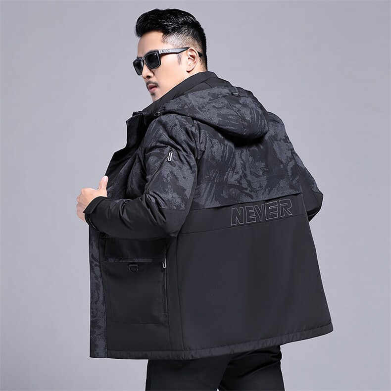 B2156钱塘2020-3冬季继续90白鸭绒连帽羽绒服男装羽绒服P245图片