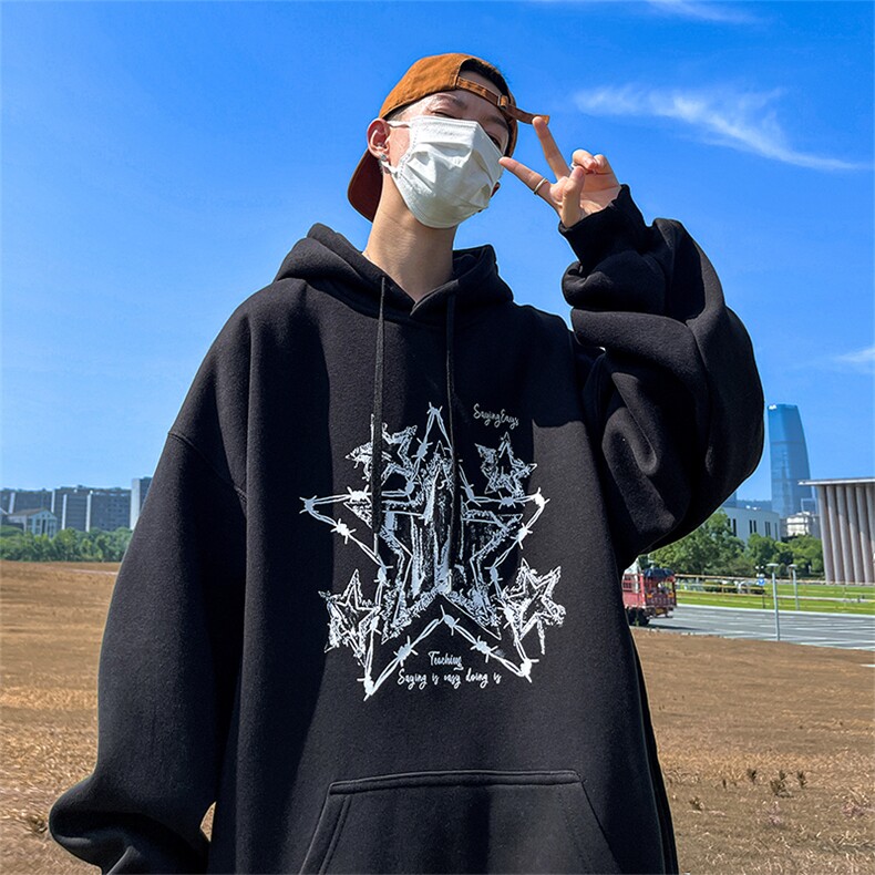 直播品质360克重磅美式卫衣H315特P35同步供应棉H315HM特P45,男装卫衣,电商A486