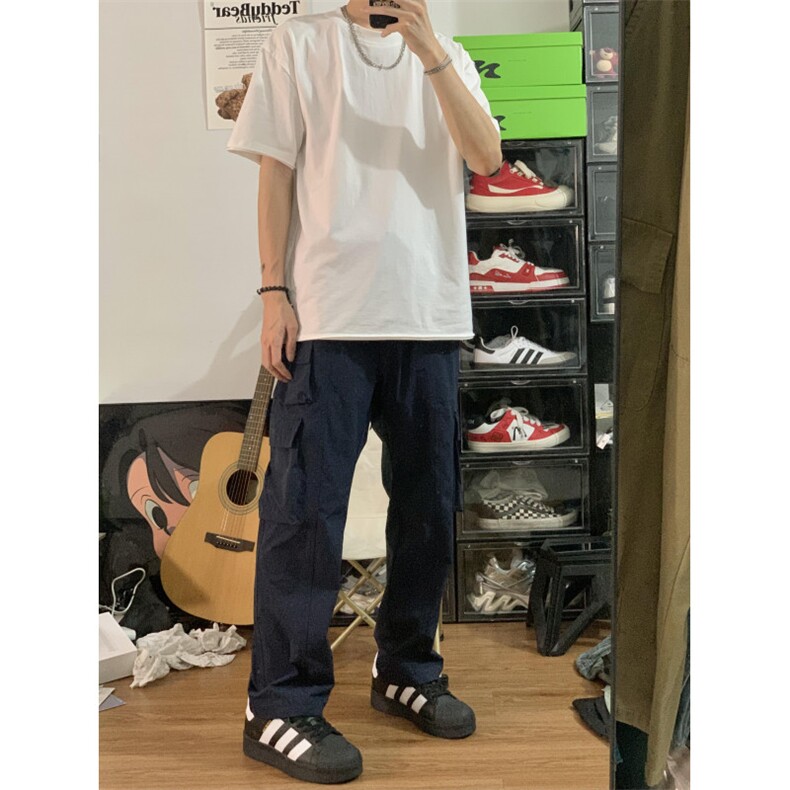 【网图】藏蓝色工装裤男夏季薄款美式机能冲锋裤KZA139LL-特P43,男装工装外套,星座1007（原301D）