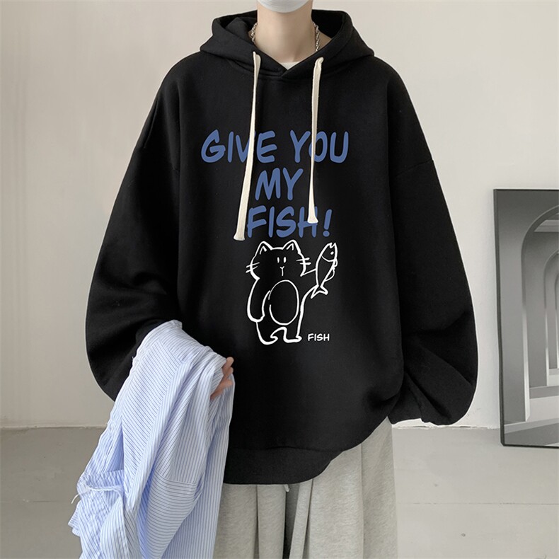 连帽卫衣男大码胖子帽衫大号运动服WY2411-P35,男装卫衣,电商A040