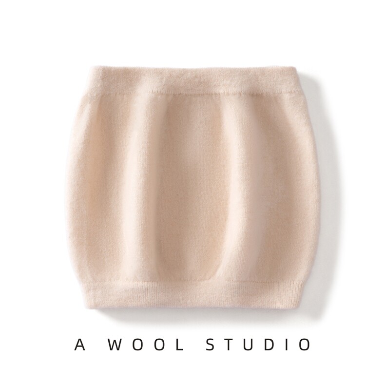 秋冬新款纯色针织护腰舒适保暖，腰带/腰封，绒朵羊绒