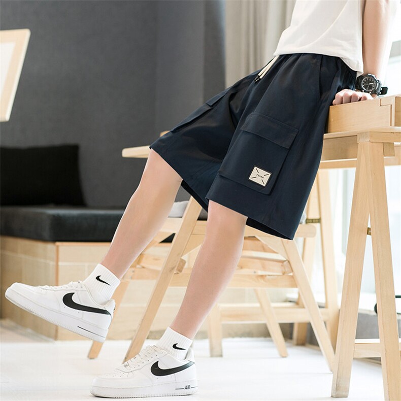 夏季工装短裤男宽松男士休闲裤潮流直筒运动裤A266-TYK2331-P35，男装牛仔裤，电商A266