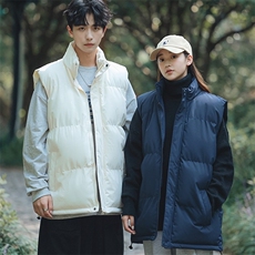 外贸羽绒棉马甲情侣秋冬新款韩版短款休闲宽松背心外套面包服，男装背心/马甲，星座1013