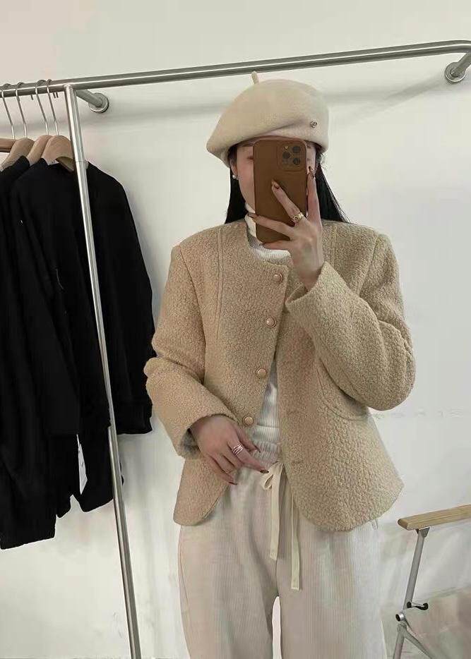 羽绒内胆小香外套，其它，卡薇尔