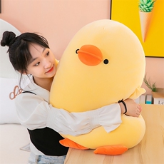 乐迪毛绒玩具 小黄鸭抱枕
