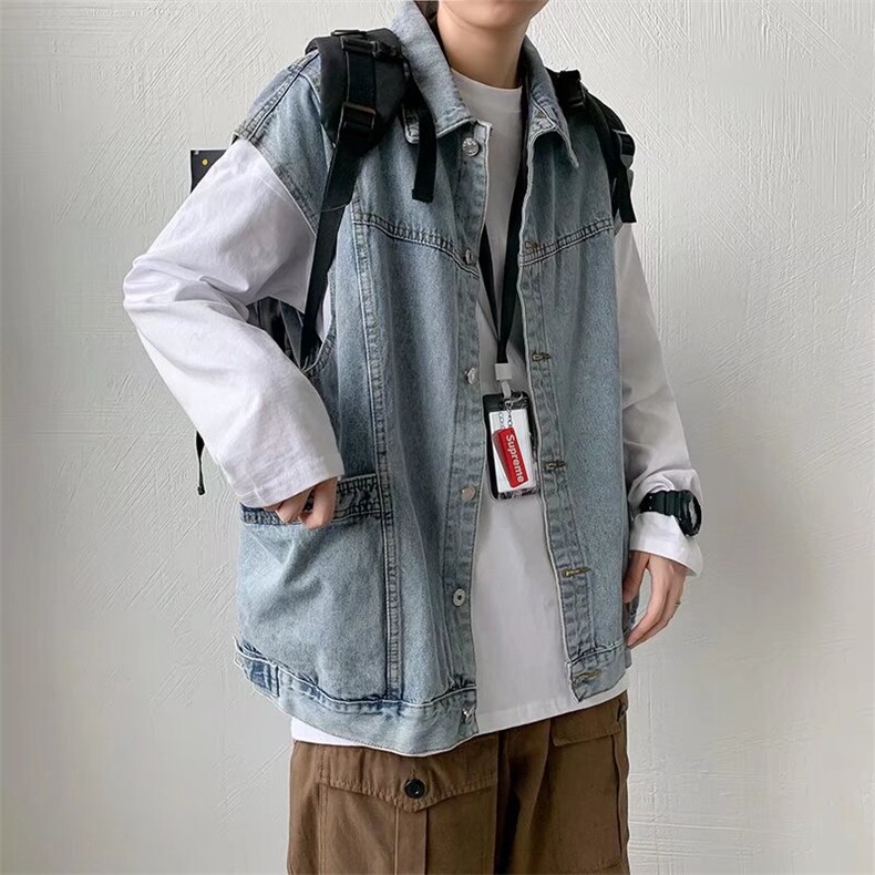 男春季新款韩版潮流马甲牛仔马甲M450P45,男装背心/马甲,星座1116-2