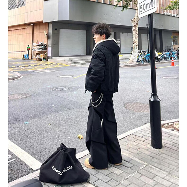 网图美式座山雕加绒加厚棉服男女秋冬宽松休闲棉衣-A2347P120,男装棉衣,电商B241