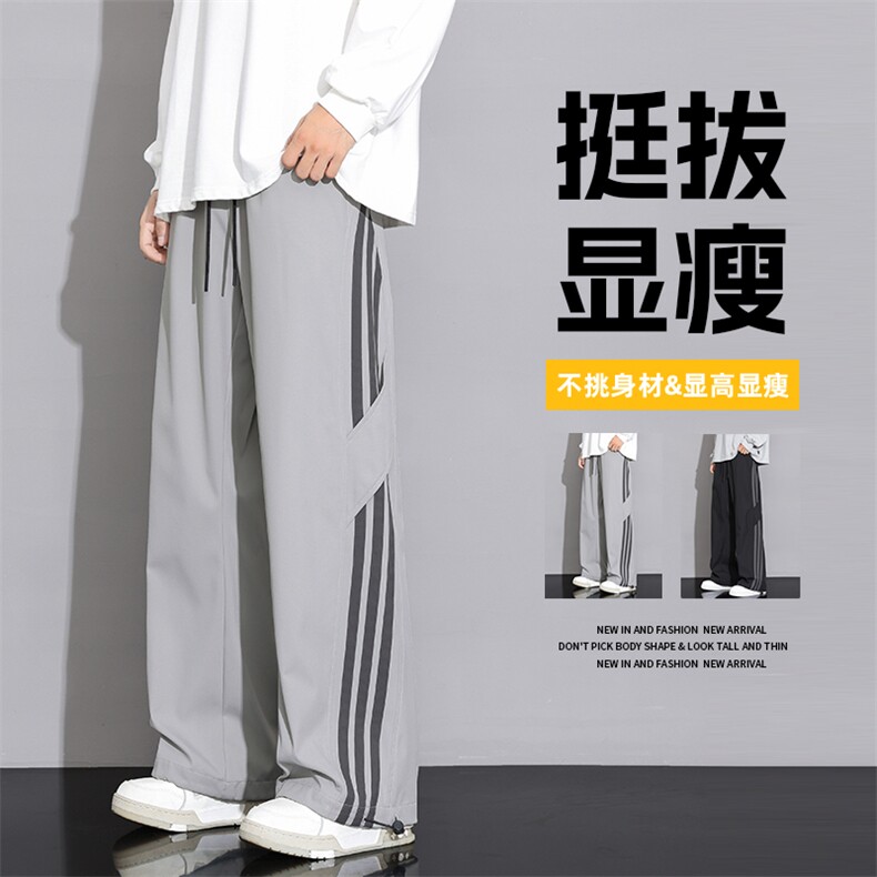 KP850 /P35 休闲裤男美式个性大码宽松潮男百搭长裤子运动直筒裤图片