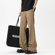 2026春季新款无影墙大码高街微喇西裤M-5XHK24127-特P30，男装西裤，电商A022