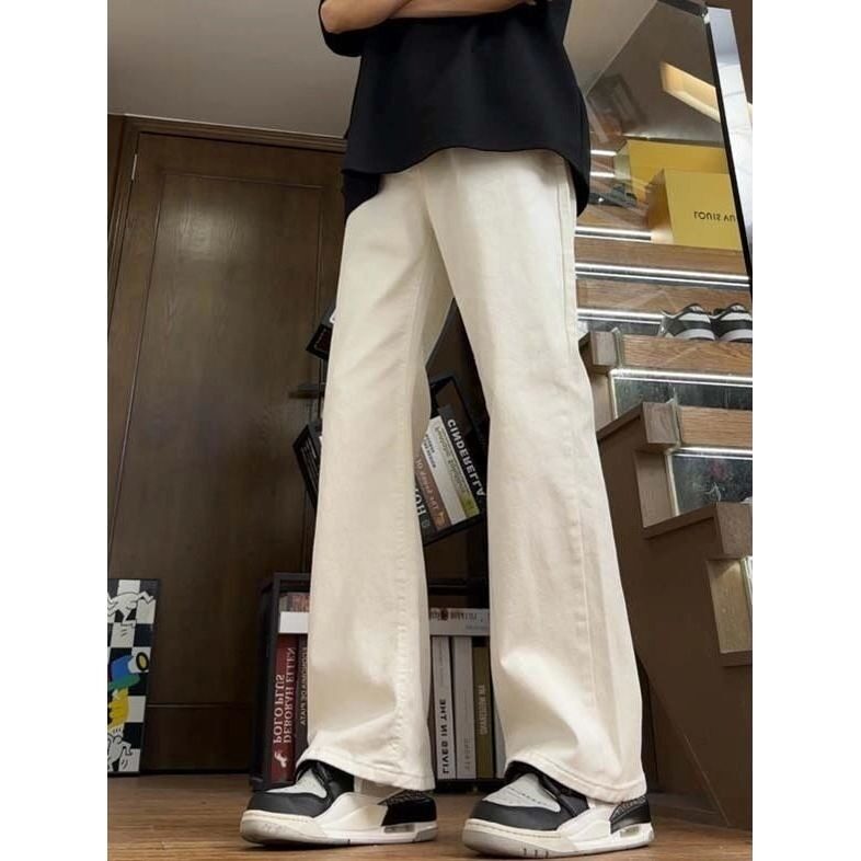 1506A/G752-10/P46原版质量半松紧白色加绒保暖牛仔裤,男装牛仔裤,星座1506A