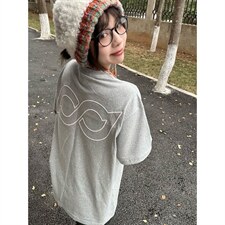 H1056-P30水洗双纱棉字母发泡印花短袖T恤，男装T恤，星座617A-2