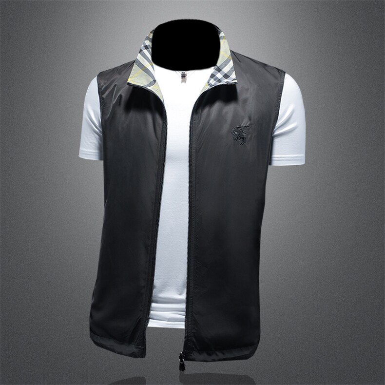 2025春装男士两面穿马甲背心M-5XL9009-P140（镂空图）,男装背心/马甲,钱塘6026