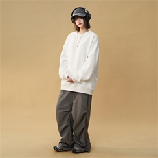 S5013/特P30春装新款个性套头提花卫衣男潮流宽松百搭长袖T恤外套，女装卫衣/绒衫，电商A141