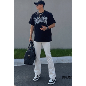 秋季美式ins高街hiphop大众休闲长裤货号K736P55图片