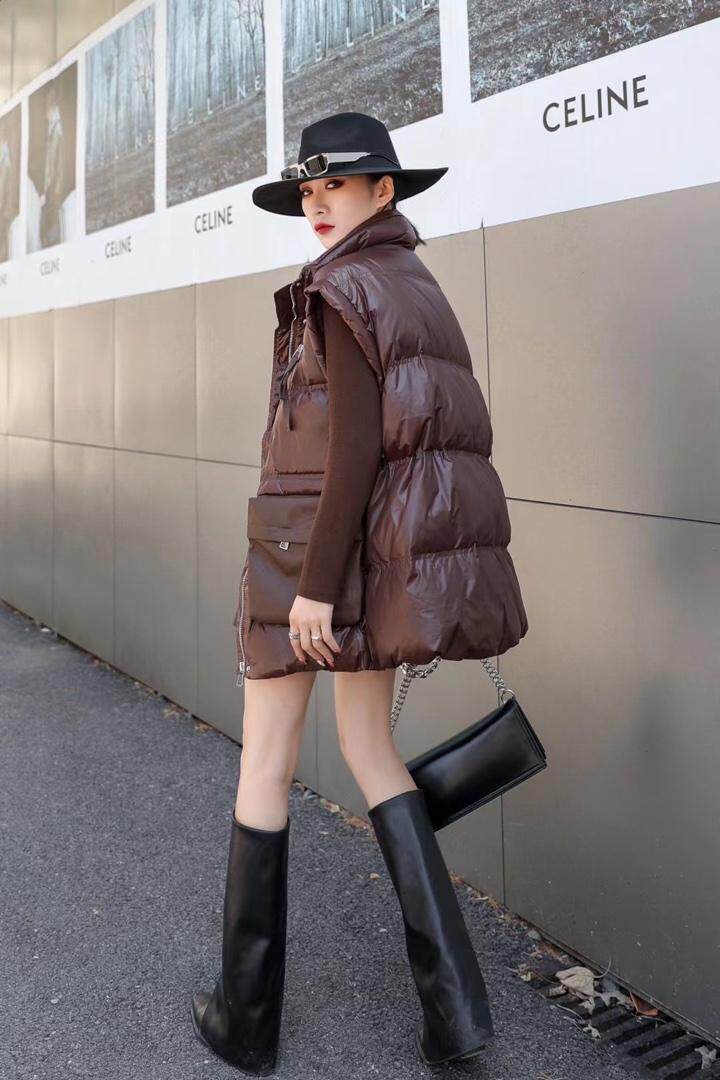 2021新款马甲设计款羽绒服，女装马甲，优彩