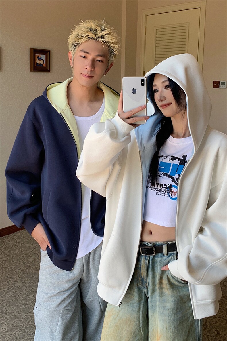 重磅420克高品质秋季新款卫衣5Q1083-TP55不撞色潮牌宽松男女,男装卫衣,电商A102