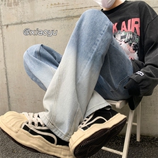 XZ616早秋新款重磅破缝设计感休闲水洗渐变牛仔裤TY501P55控68，男装牛仔裤，星座512A（原616）