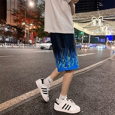 慵懒潮原宿休闲裤青春流行五分裤男夏季ins时尚DK29-P23，男装休闲裤，星座1109-3