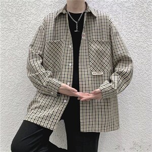 长袖衬衫男港风日系外套C733P38，男装衬衫，星座1116-2