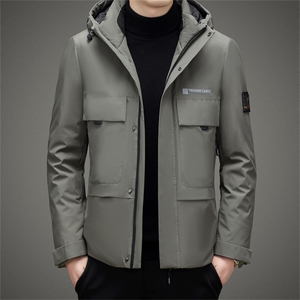 BAMJ-9615钱塘2020-2中年男士冬季厚款有帽百搭时尚羽绒服P175图片