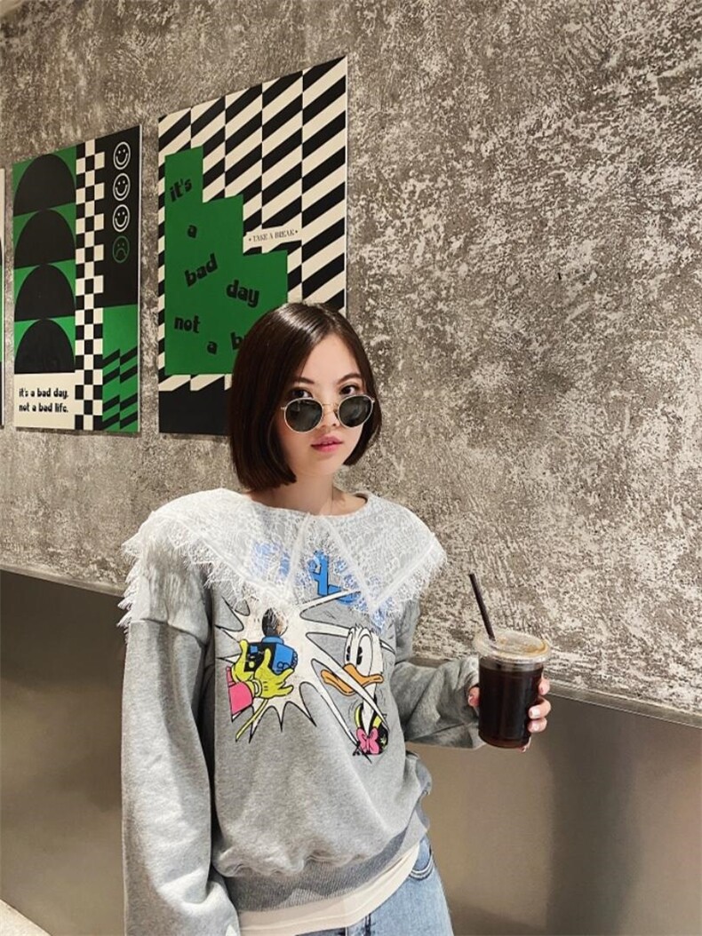 2021/秋/卫衣，女装卫衣/绒衫，潘朵拉