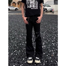 美式复古机能工装裤男女高街vibe潮牌微喇显瘦休闲长裤LB2788-P54，男装工装外套，星座1008