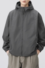秋季新款现货连帽夹克男冲锋衣上衣外套DSA157B-JK7980-特P65，男装夹克，电商A157B