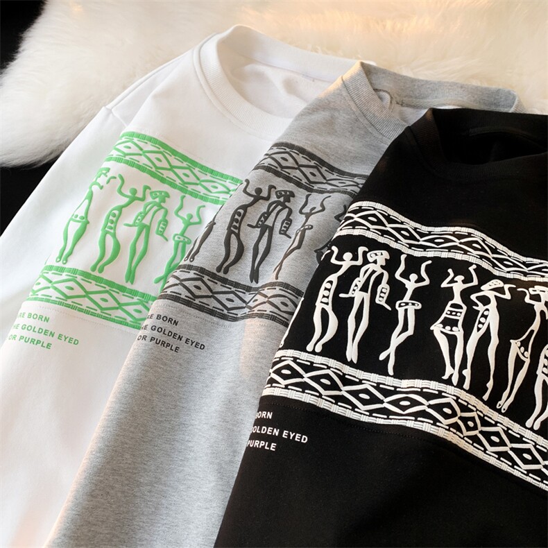秋季新款男百搭卫衣毛毯平铺W101-P30控60,男装卫衣,星座717