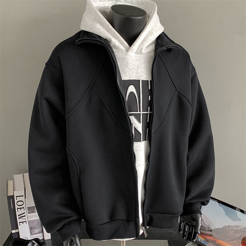 重磅解构立领卫衣夹克男cp121-特p65,男装夹克,电商B371