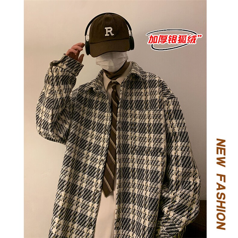特批P65无差价薄款改小香风棉服男港风潮银狐绒加厚外套J547J加绒,男装棉衣,电商A001