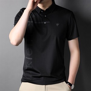 D22730钱塘2020-2无痕精品男士休闲短袖翻领T恤P65