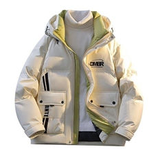 标90绒79006-特P258秋冬新款羽绒服男加厚外套港风宽松学生外套，男装羽绒服，电商D310B