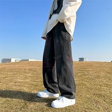 牛仔裤男秋季潮大码休闲裤子高街N7175P340，男装牛仔裤，星座1116-2