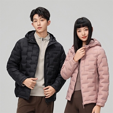 新款90绒子轻薄情侣装羽绒服秋冬男女款连帽轻薄羽绒服外套，男装羽绒服，钱塘723