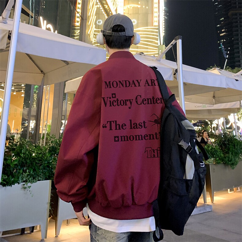 特批2025港风夜景时尚宽松棒球领夹克外套TPF8368P60控98,男装夹克,电商A247