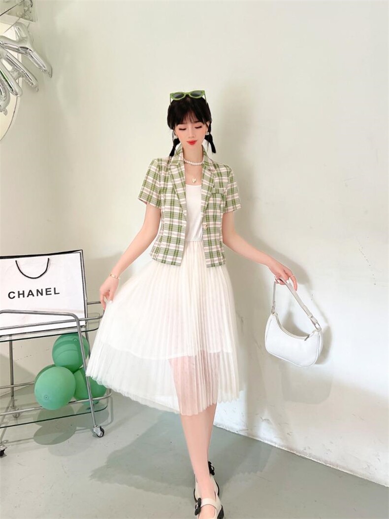 [现货]两件套连衣裙，两色、三个尺码，女装连衣裙，依柏璐(1F)