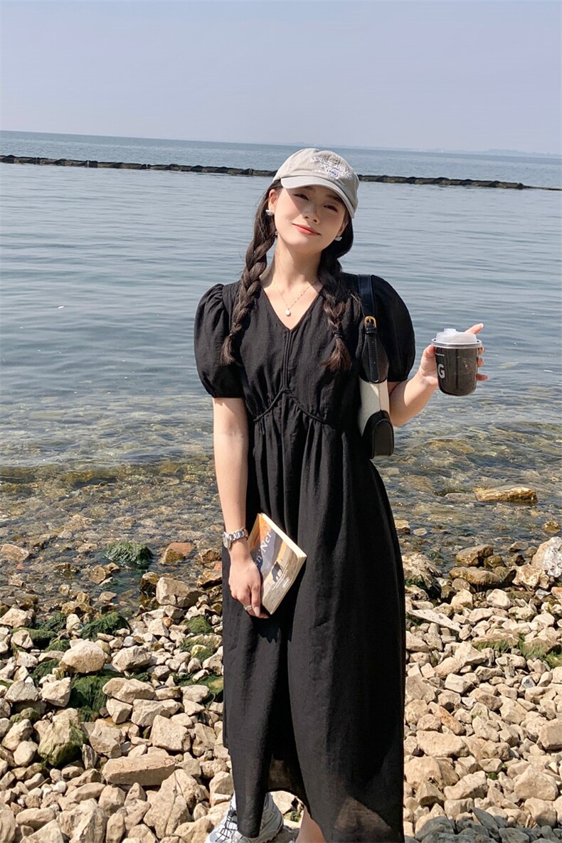 《现货新品》时尚高腰修身连衣裙,女装连衣裙,MQ