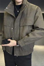 标90白鸭绒男士羽绒服2025新款皮外套B240-YR88261-P275，男装羽绒服，电商B240