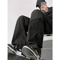 户外拉链冲锋裤登山裤滑雪裤防水5XZ502-K719-P65加绒P75控88，男装卫衣，星座502