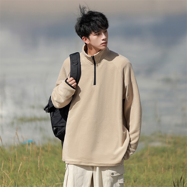 秋冬保暖加绒双面摇粒绒卫衣男WY753-P55,男装棉衣,星座210-1
