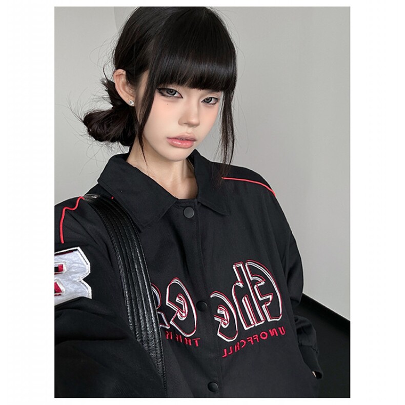 2026春新男女同款美式刺绣夹克A158-JK311-P65,男装夹克,电商A158