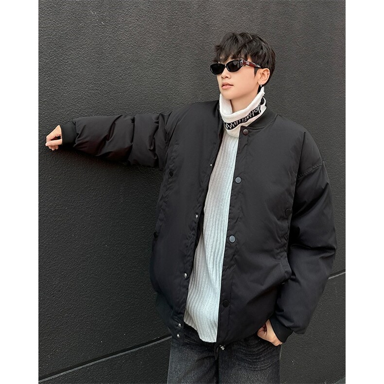 潮牌宽松棉服男日系棒球服棉衣情侣休闲飞行服外套冬MF301-P90,男装棉衣,星座412-3